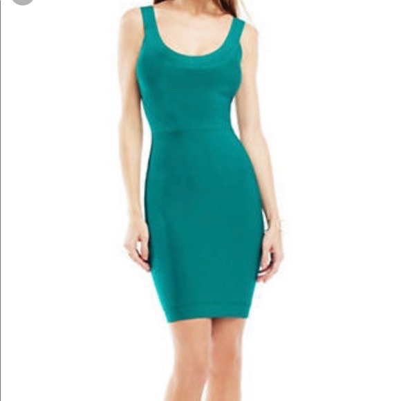 BCBGMaxAzria | Caspar Bodycon Dress - Green | Size XXS - Picture 1 of 16
